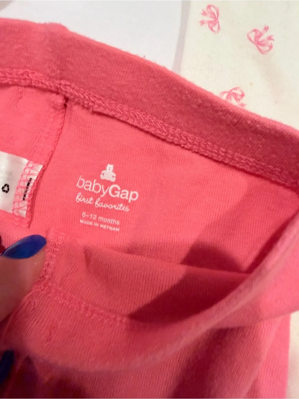 GAP Girls Pink Peach Teal Cream Mix Bottoms and Tops Set